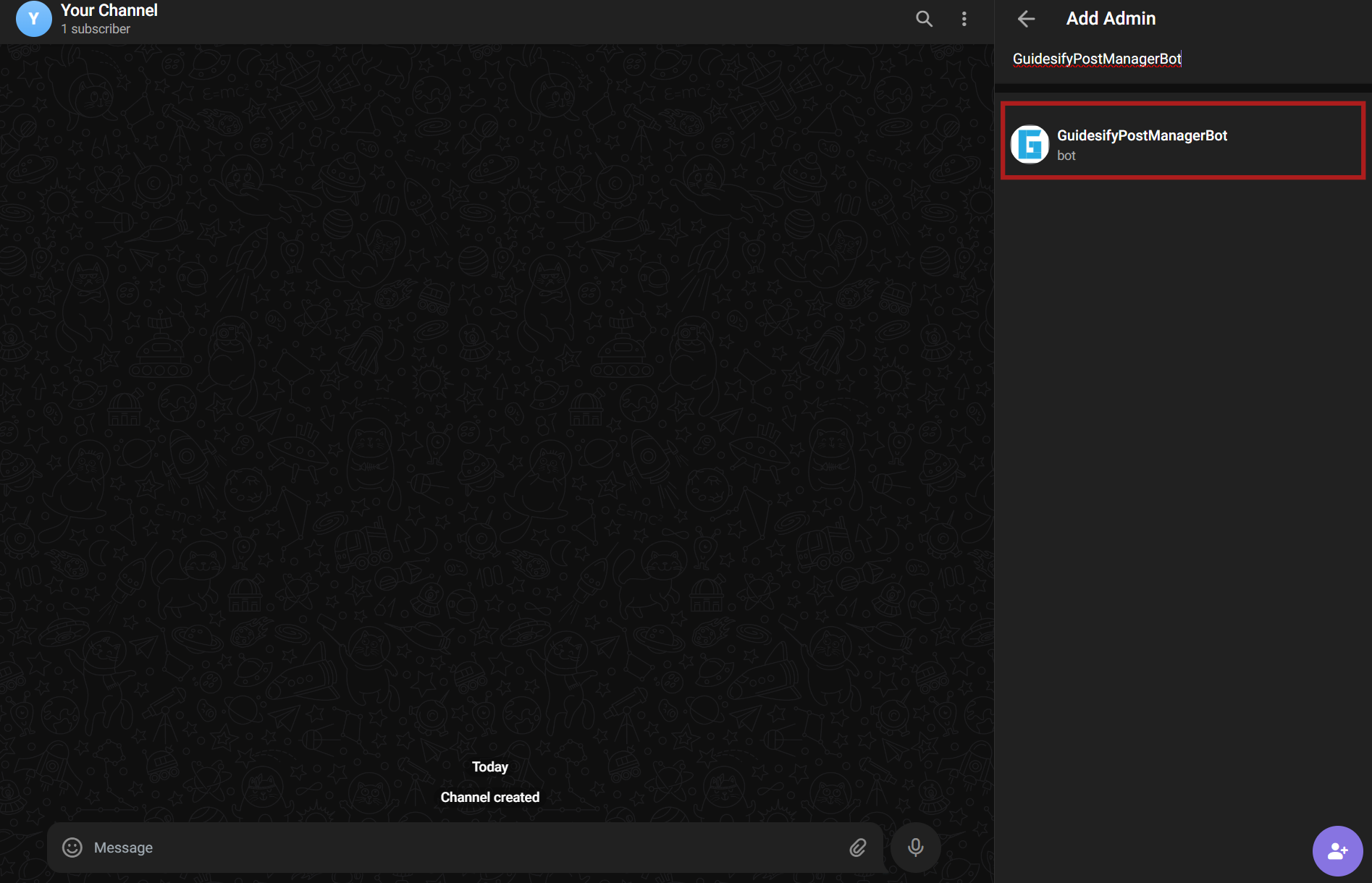 Telegram Add Administrators