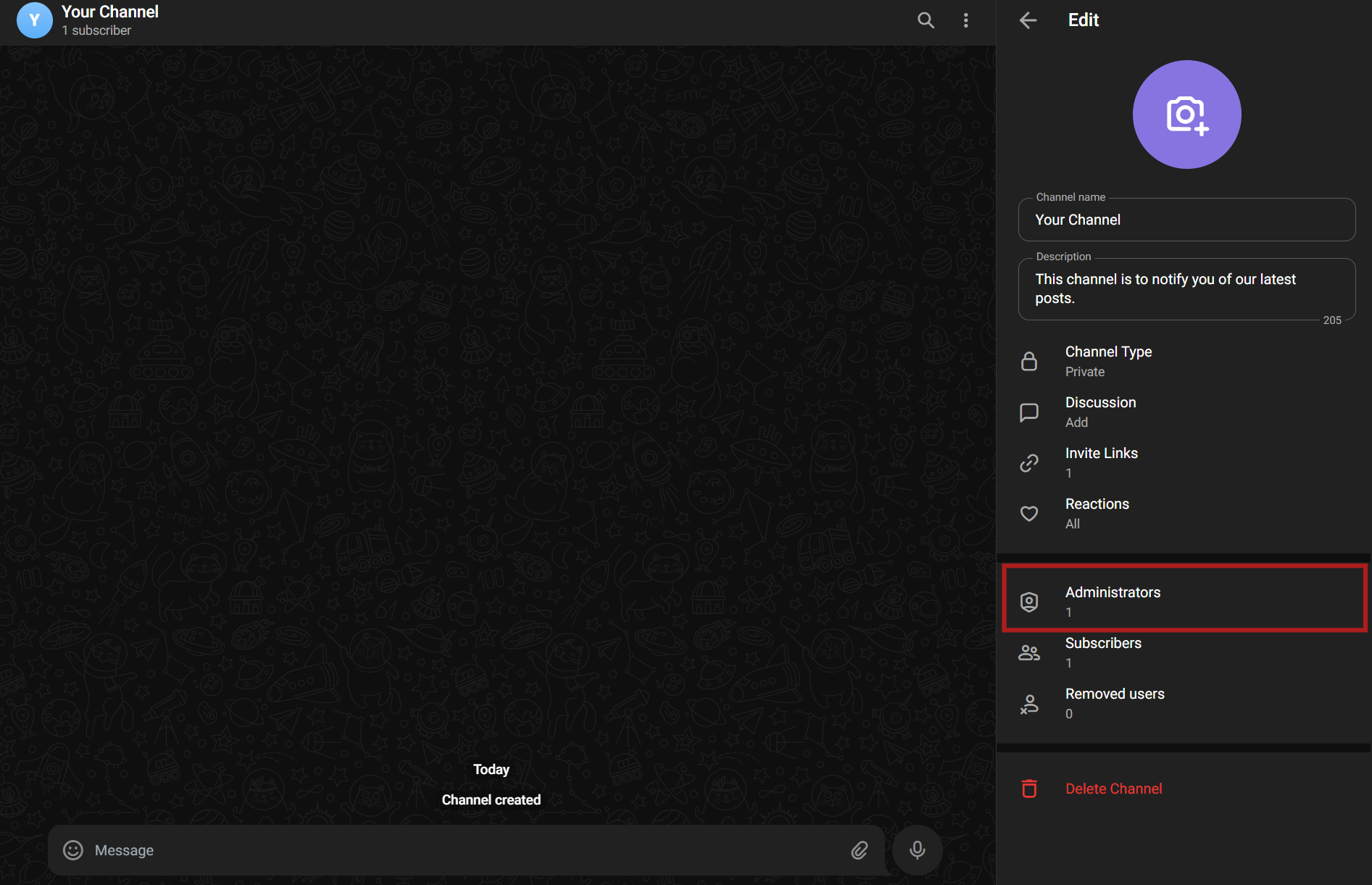 Telegram Administrators